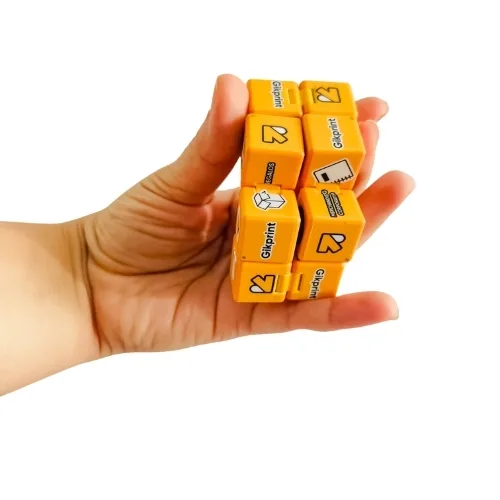 cubo publicitario infinito personalizado para merchandising corporativo