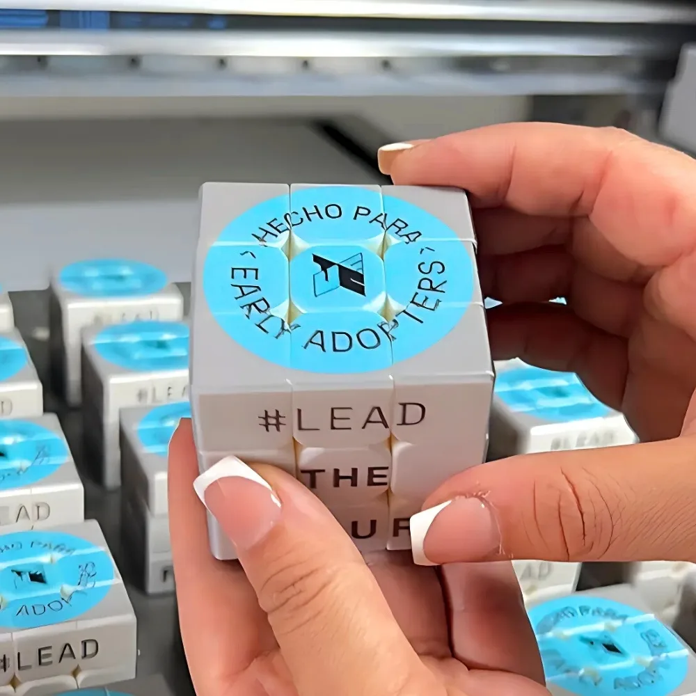 Cubo Rubik 3x3 blanco para personalizar - Image 2