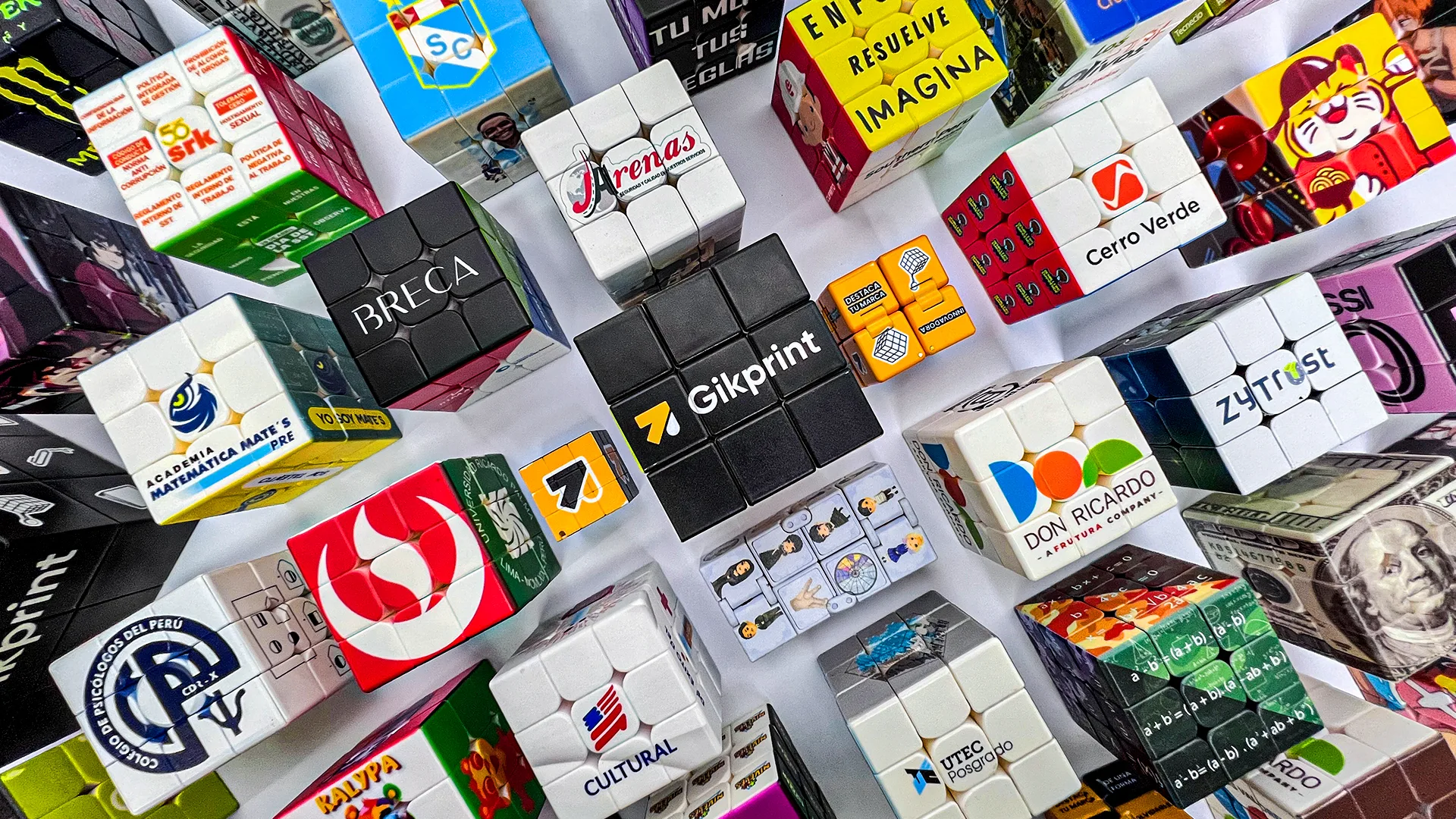 cubo rubik personalizado merchandising corporativo