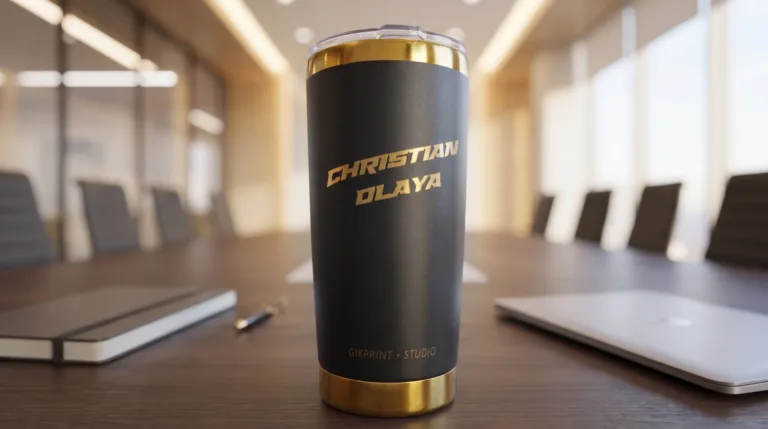 vaso térmico con grabado
